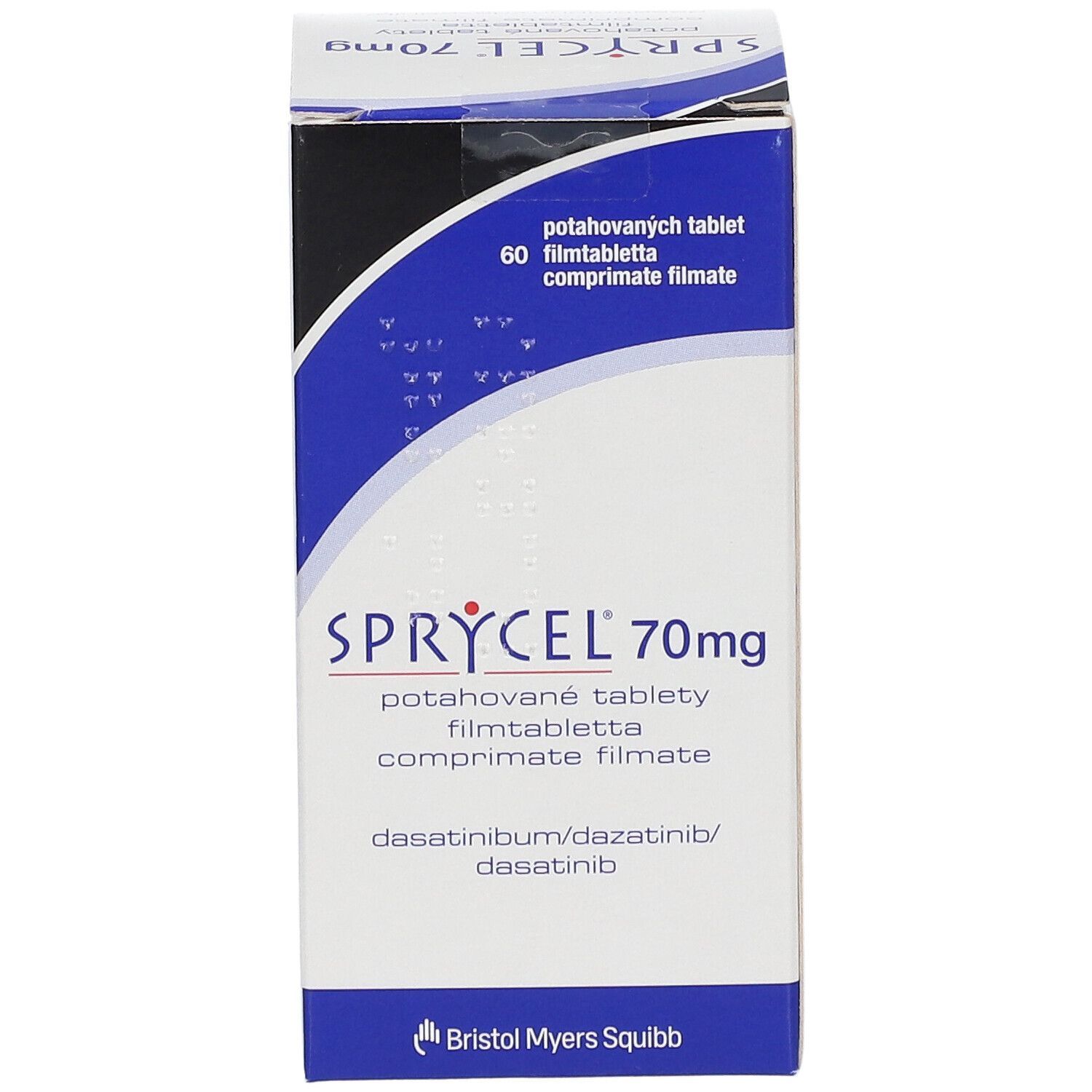 SPRYCEL cpr pell 70 mg bte 60 pce