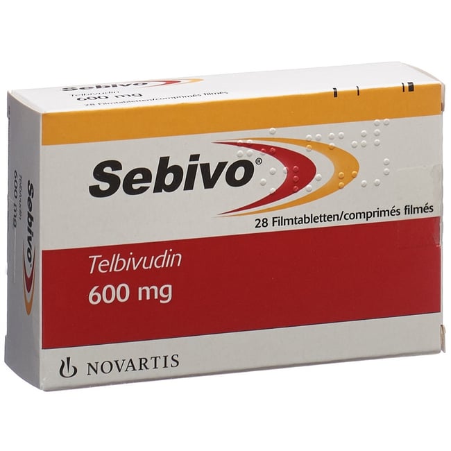 Sebivo 600 mg, Filmtabletten