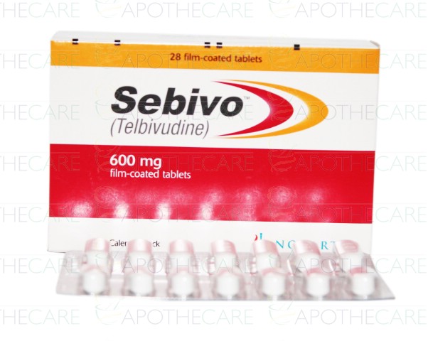 Sebivo 600 mg, Filmtabletten