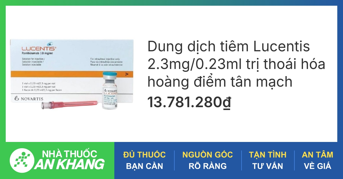 LUCENTIS 2.3 mg/0.23ml av aigu filt flac 0.23 ml