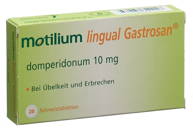 Motilium lingual Gastrosan, Schmelztabletten