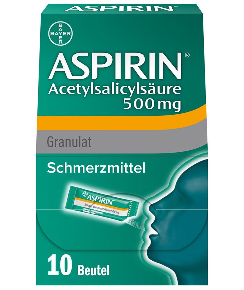 ASPIRINE gran 500 mg sach 10 pce