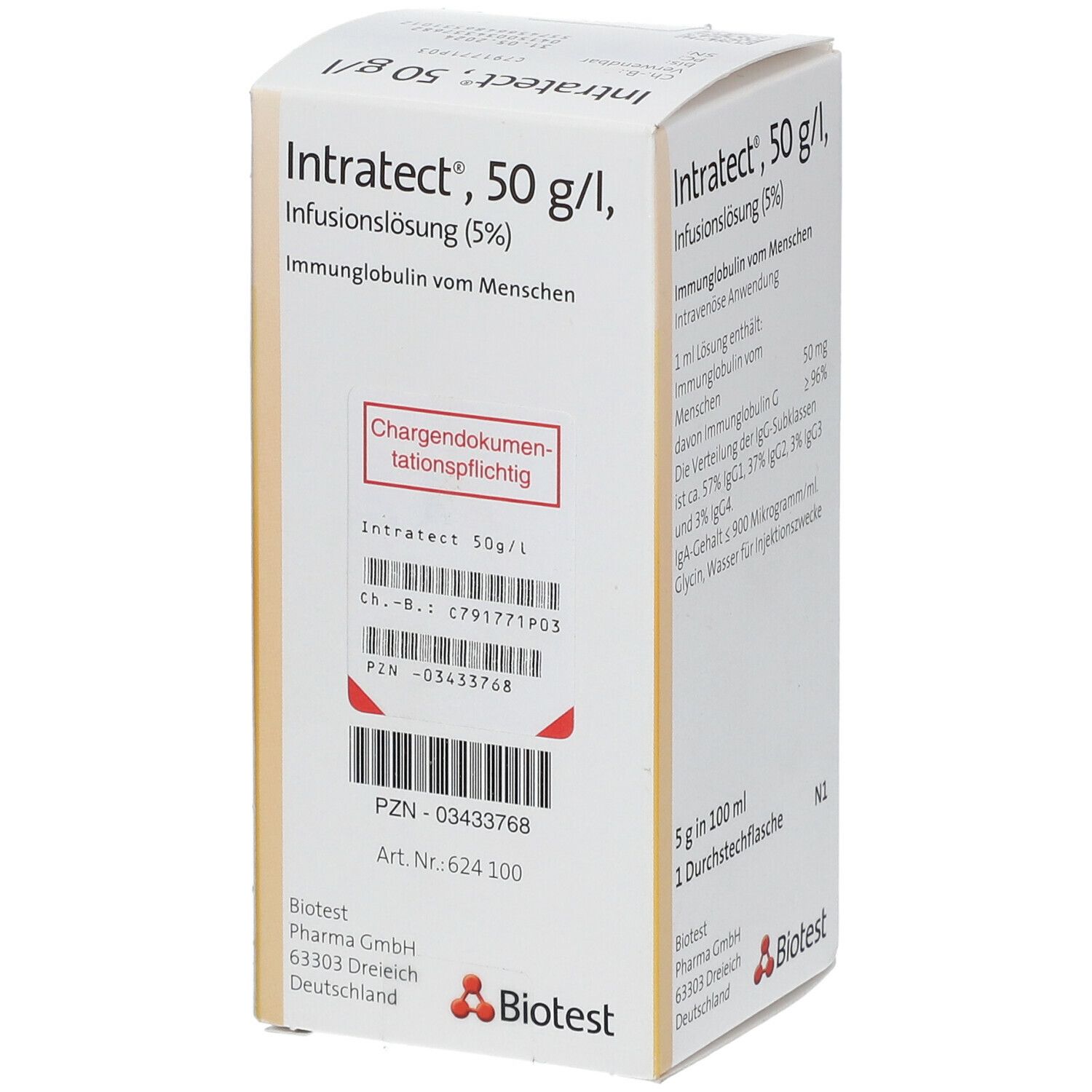 Intratect 5%, Infusionslösung