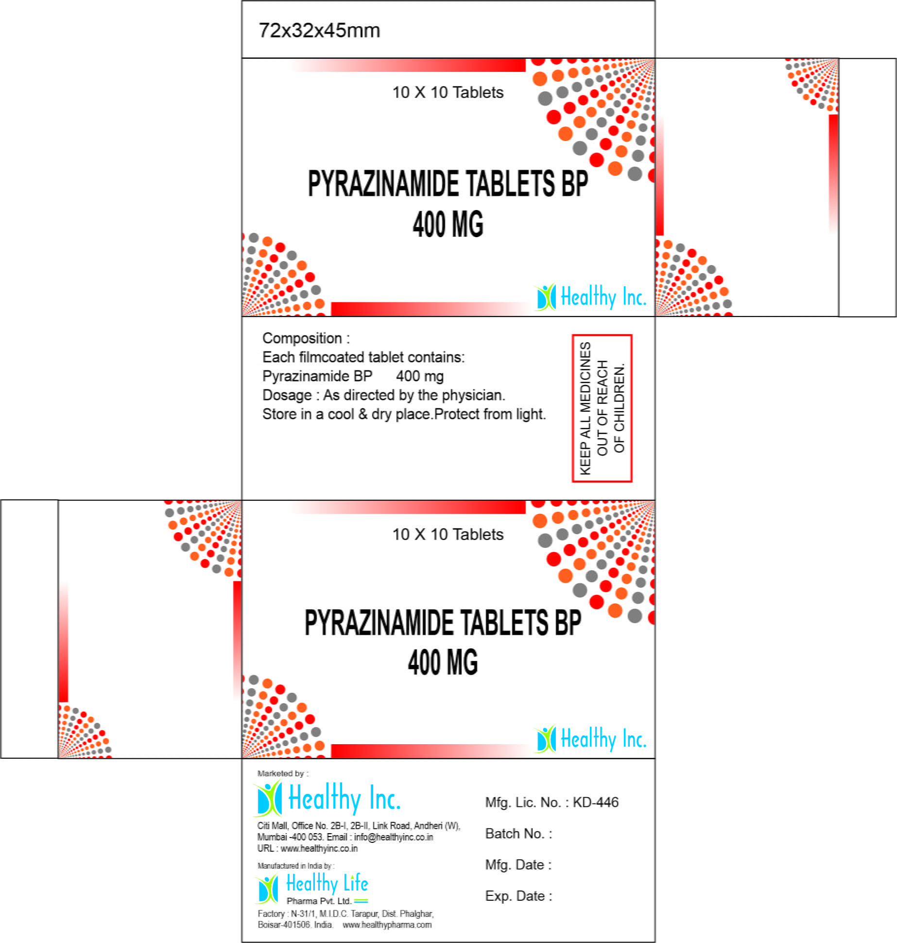 Pyrazinamide Labatec 400 mg, comprimés