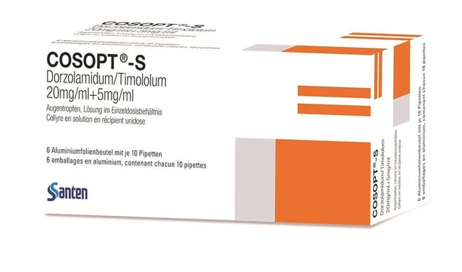 Cosopt-S, collyre en solution en récipient unidose
