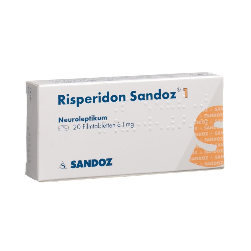 Risperidon Sandoz 1 mg, Filmtabletten