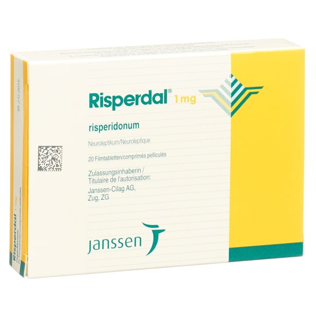Risperidon Sandoz 1 mg, Filmtabletten