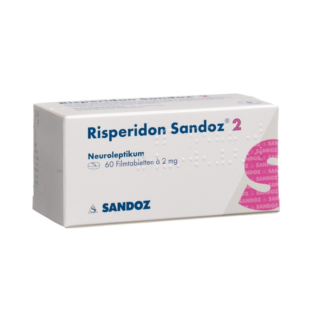 RISPERIDONE Sandoz cpr pell 2 mg 60 pce