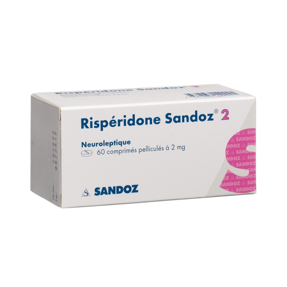 RISPERIDONE Sandoz cpr pell 2 mg 60 pce