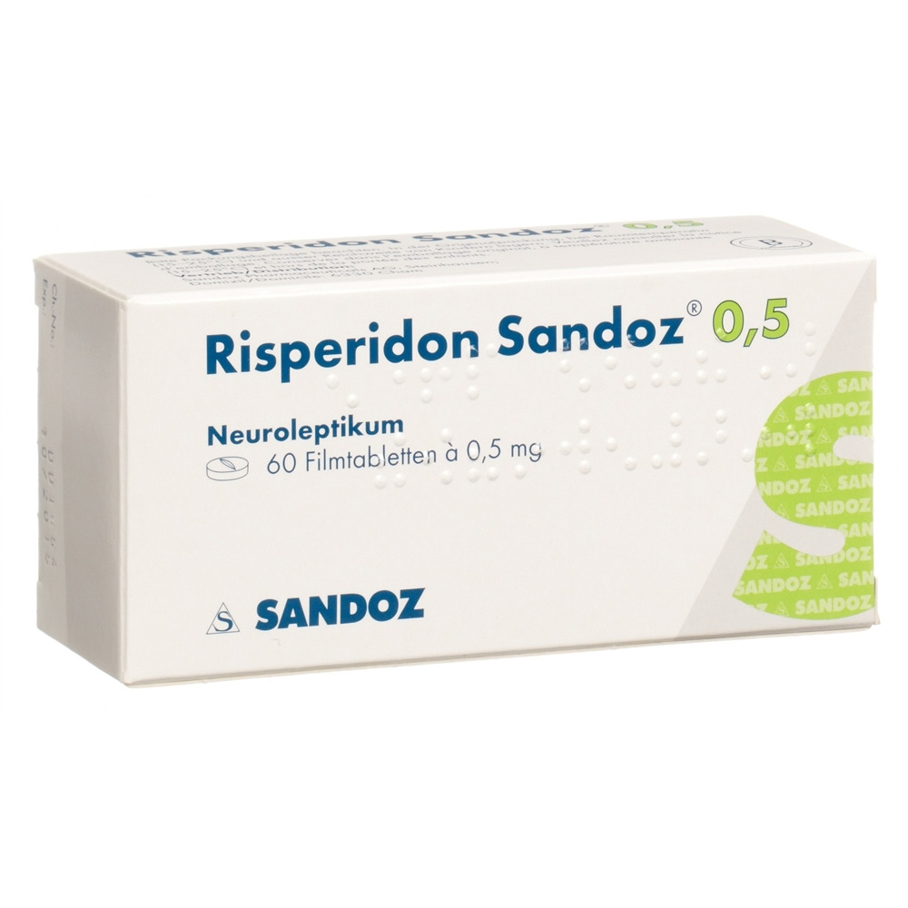 RISPERIDONE Sandoz cpr pell 0.5 mg 60 pce