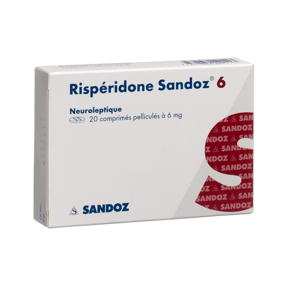 Risperidon Sandoz 6 mg, Filmtabletten