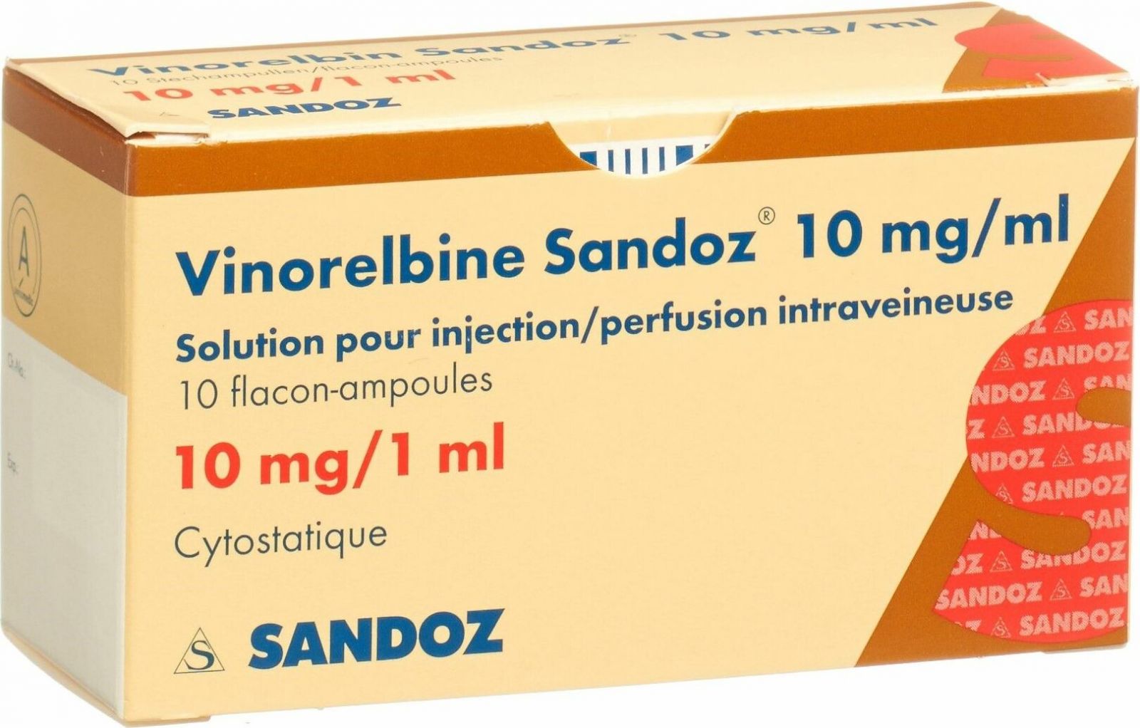 VINORELBINE Sandoz 10 mg/ml 10 flac 1 ml