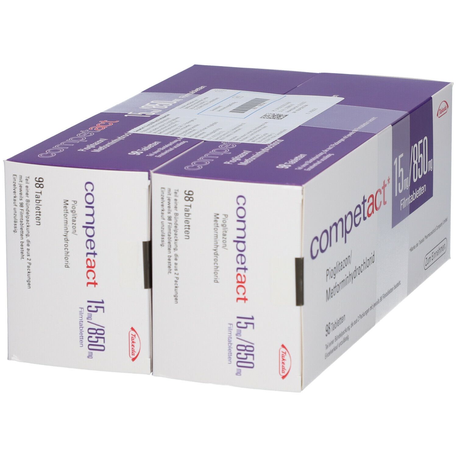 Competact 15/850 mg, Filmtabletten