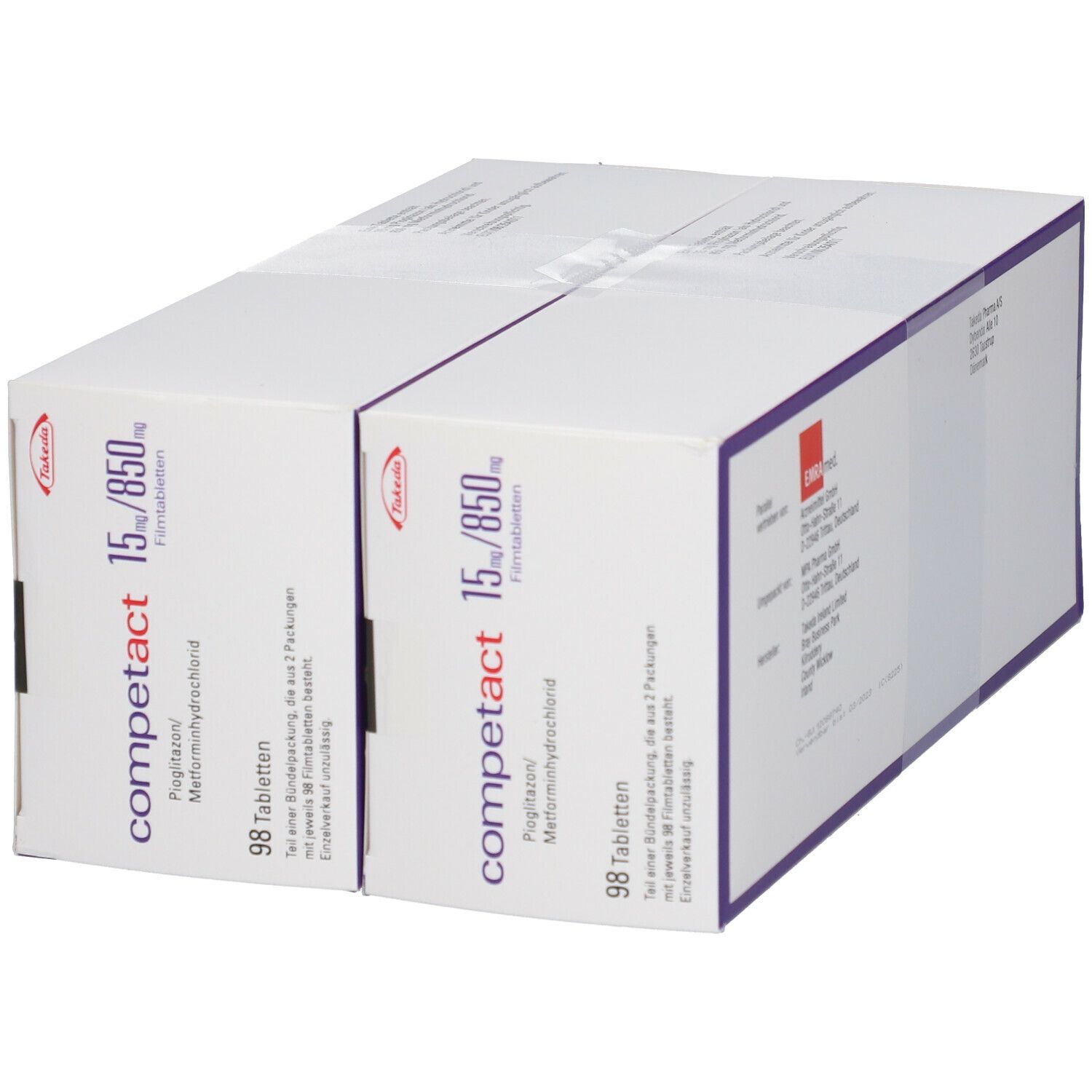 Competact 15/850 mg, Filmtabletten