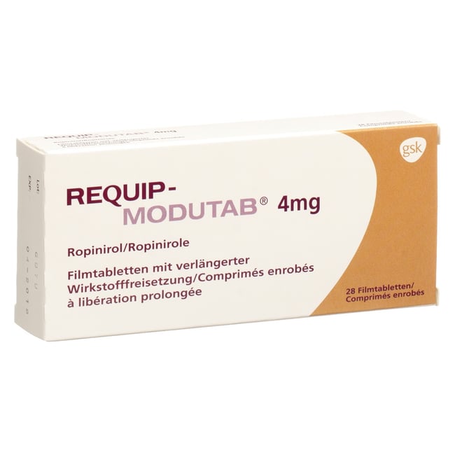 Requip-Modutab 4 mg, Tabletten mit veränderter Wirkstofffreisetzung