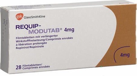 Requip-Modutab 4 mg, Tabletten mit veränderter Wirkstofffreisetzung