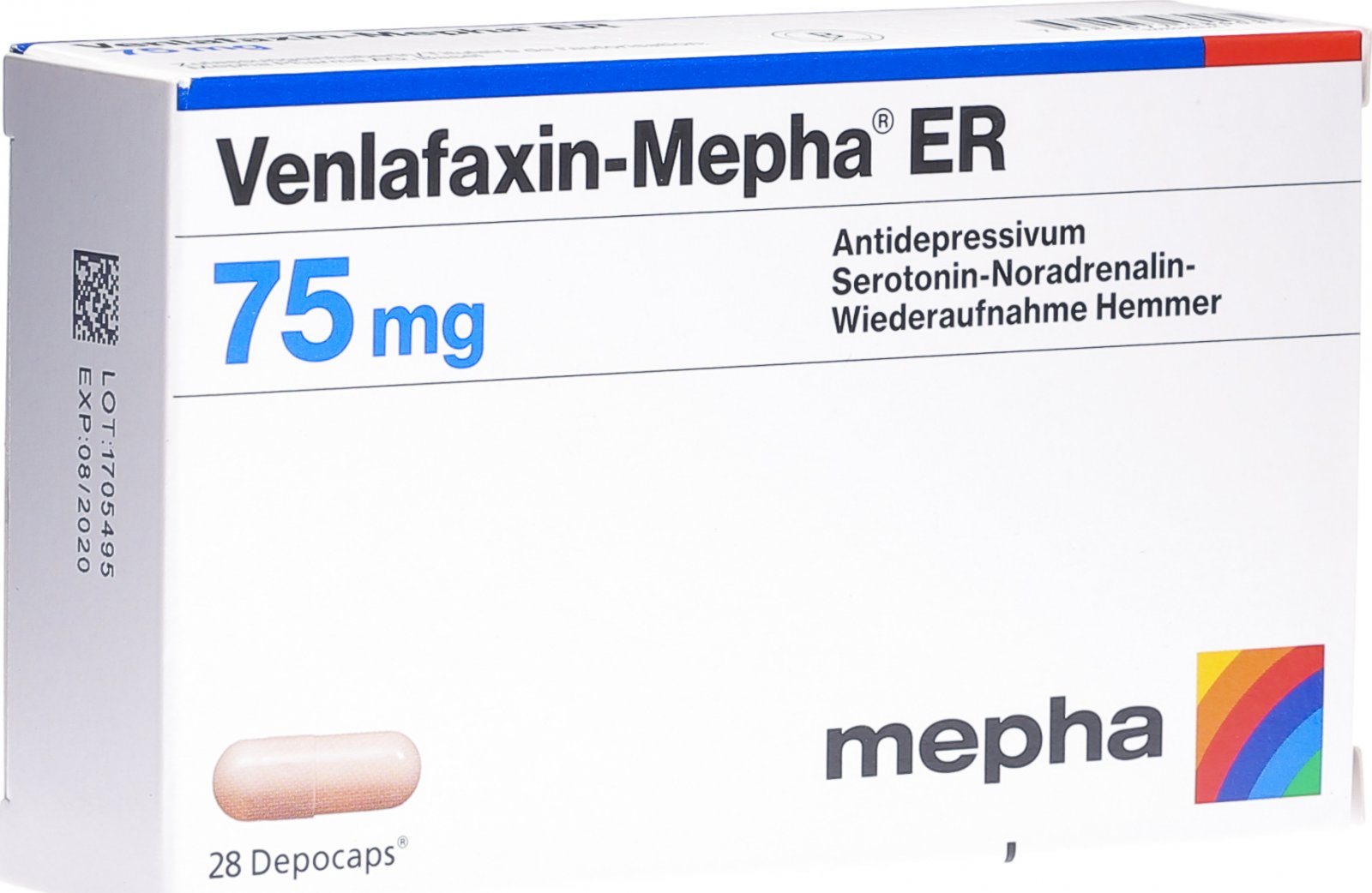 VENLAFAXIN Mepha ER depocaps 75 mg 28 pce