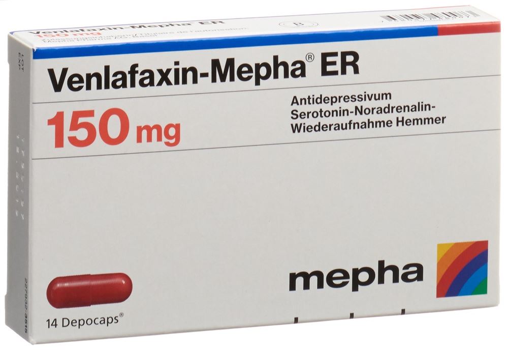 VENLAFAXIN Mepha ER depocaps 150 mg 14 pce