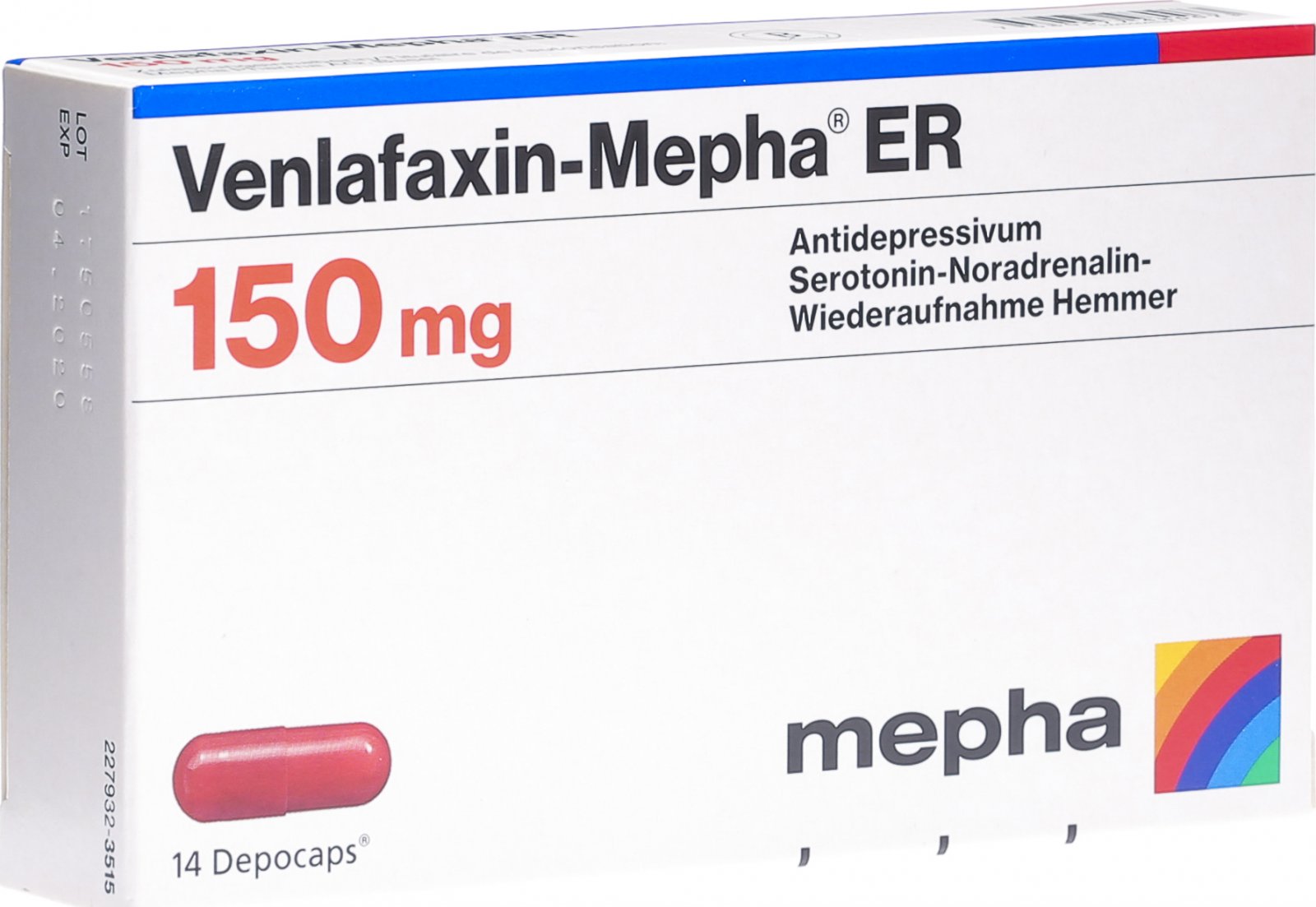 VENLAFAXIN Mepha ER depocaps 150 mg 14 pce