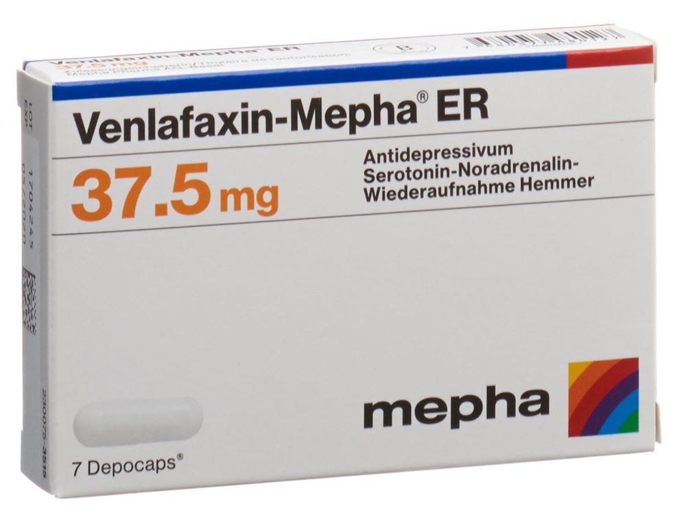 VENLAFAXIN Mepha ER depocaps 37.5 mg 7 pce