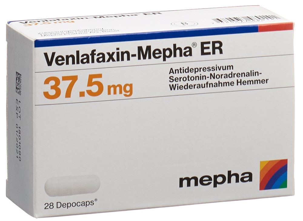 VENLAFAXIN Mepha ER depocaps 37.5 mg 28 pce