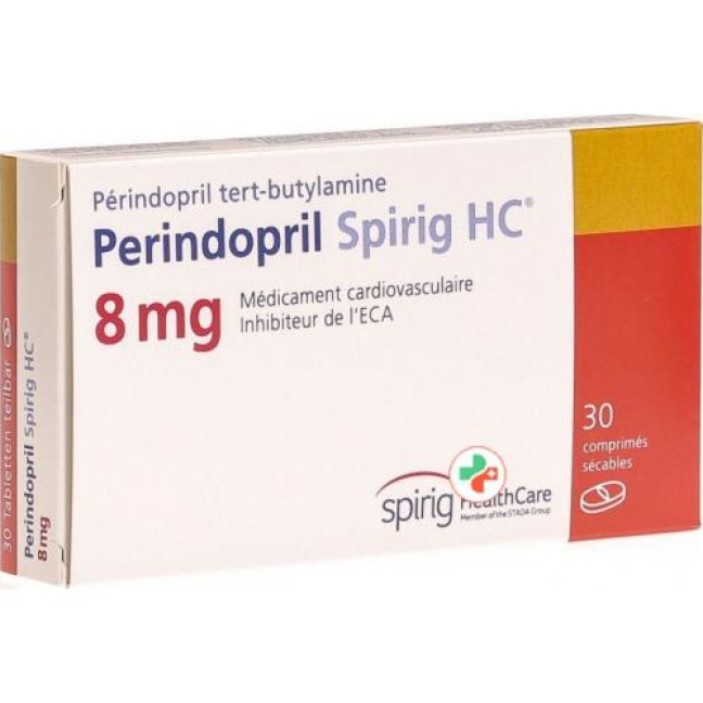 Périndopril Spirig HC, cpr 8 mg , 30 pce