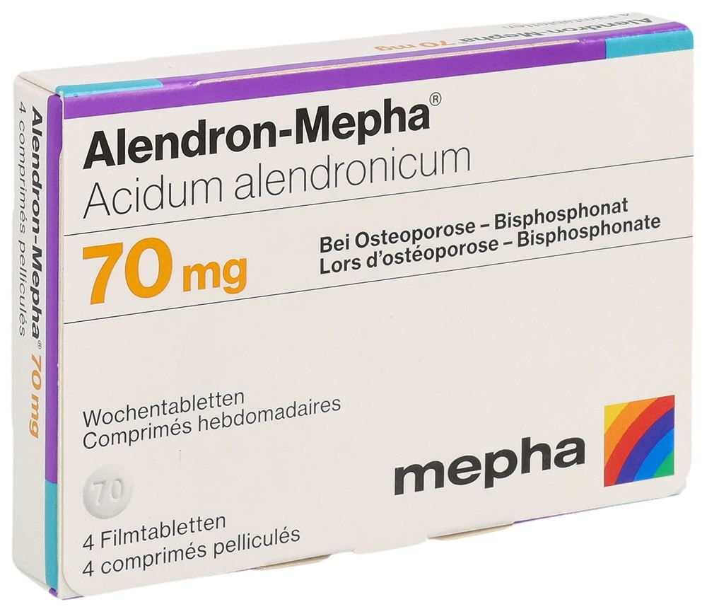 ALENDRON Mepha Lactab 70 mg 4 pce