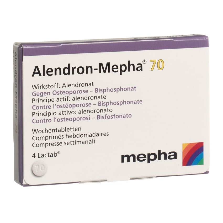 ALENDRON Mepha Lactab 70 mg 4 pce