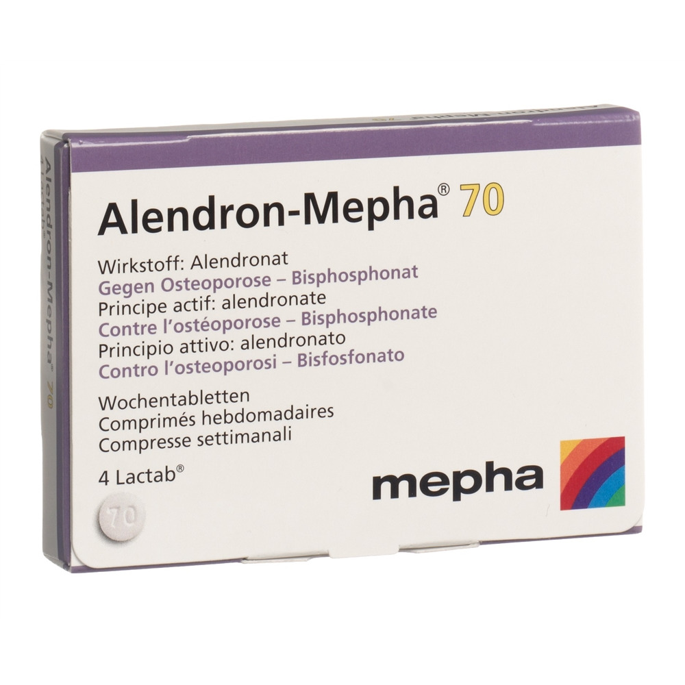 ALENDRON Mepha Lactab 70 mg 12 pce