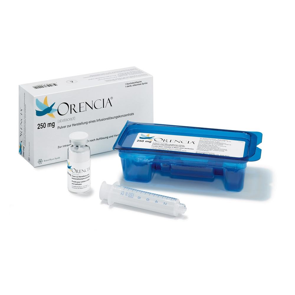 Orencia 250 mg, Pulver zur Herstellung eines Infusionslösungkonzentrats