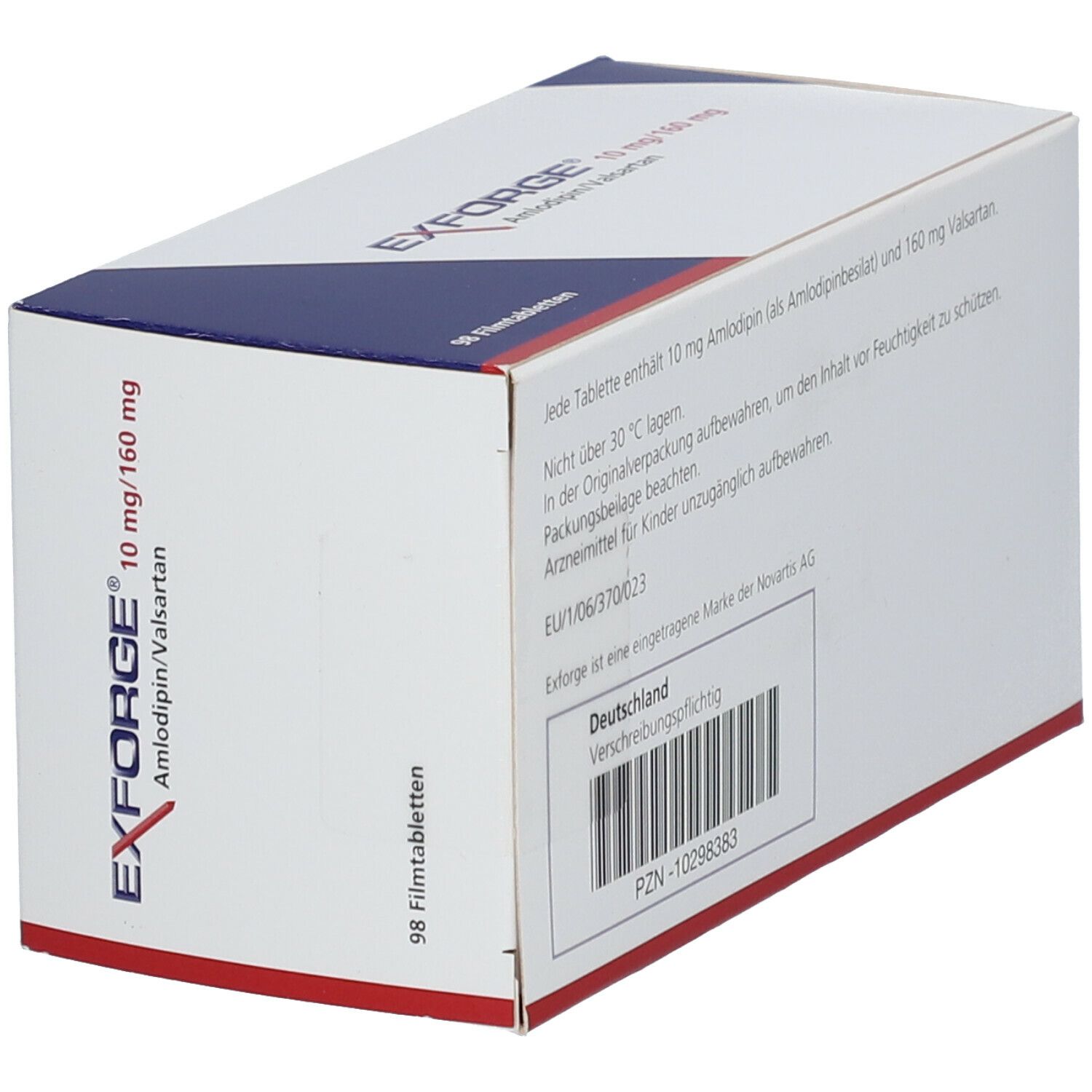 EXFORGE cpr pell 10mg/160mg 98 pce