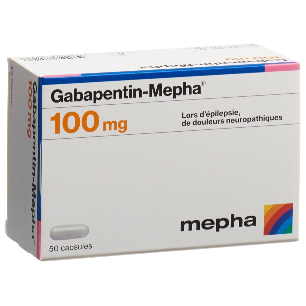Gabapentine-Mepha caps 100 mg, , Gabapentine-Mepha caps 100 mg 50 pce