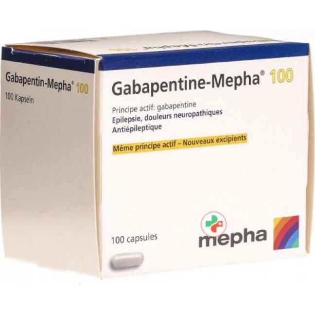 GABAPENTIN Mepha caps 100 mg 50 pce