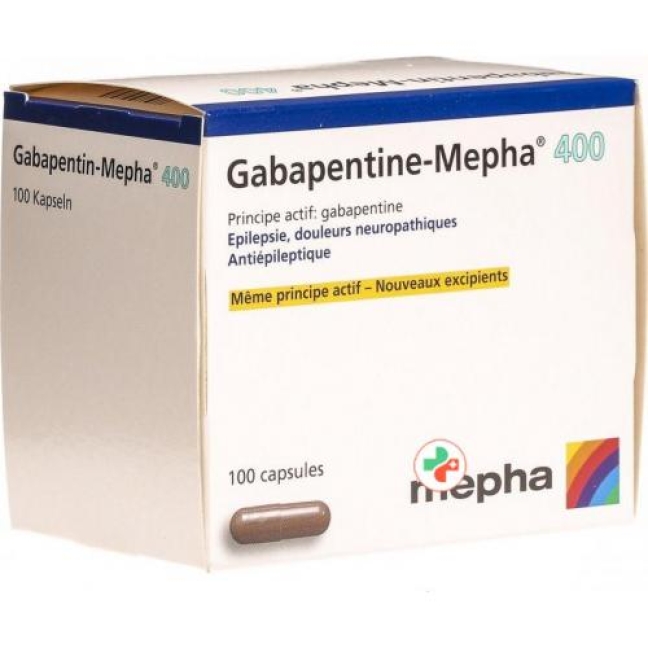 GABAPENTIN Mepha caps 400 mg 50 pce