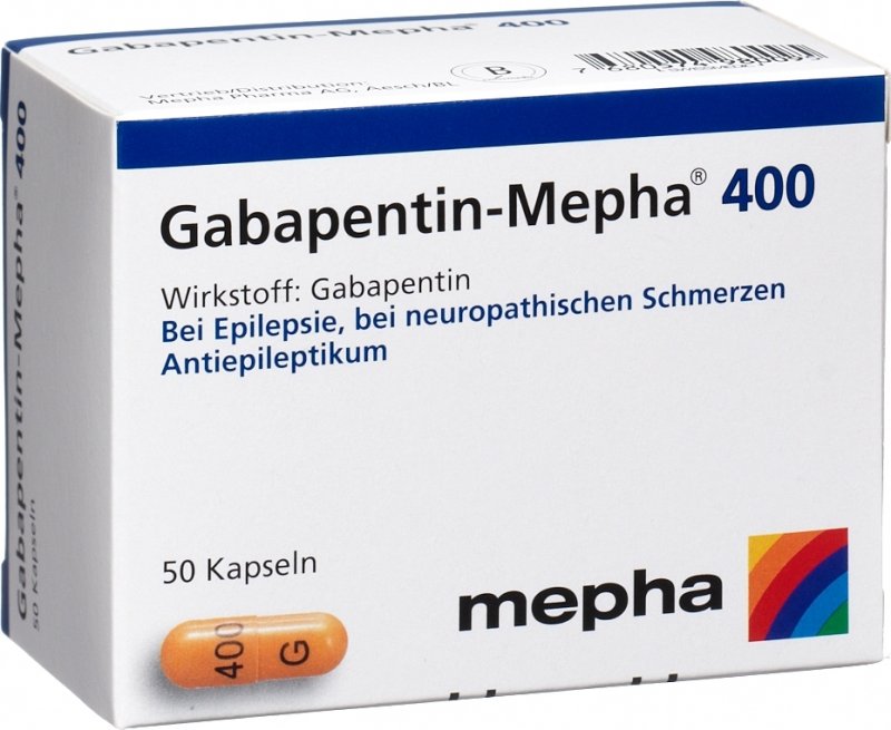 GABAPENTIN Mepha caps 400 mg 100 pce