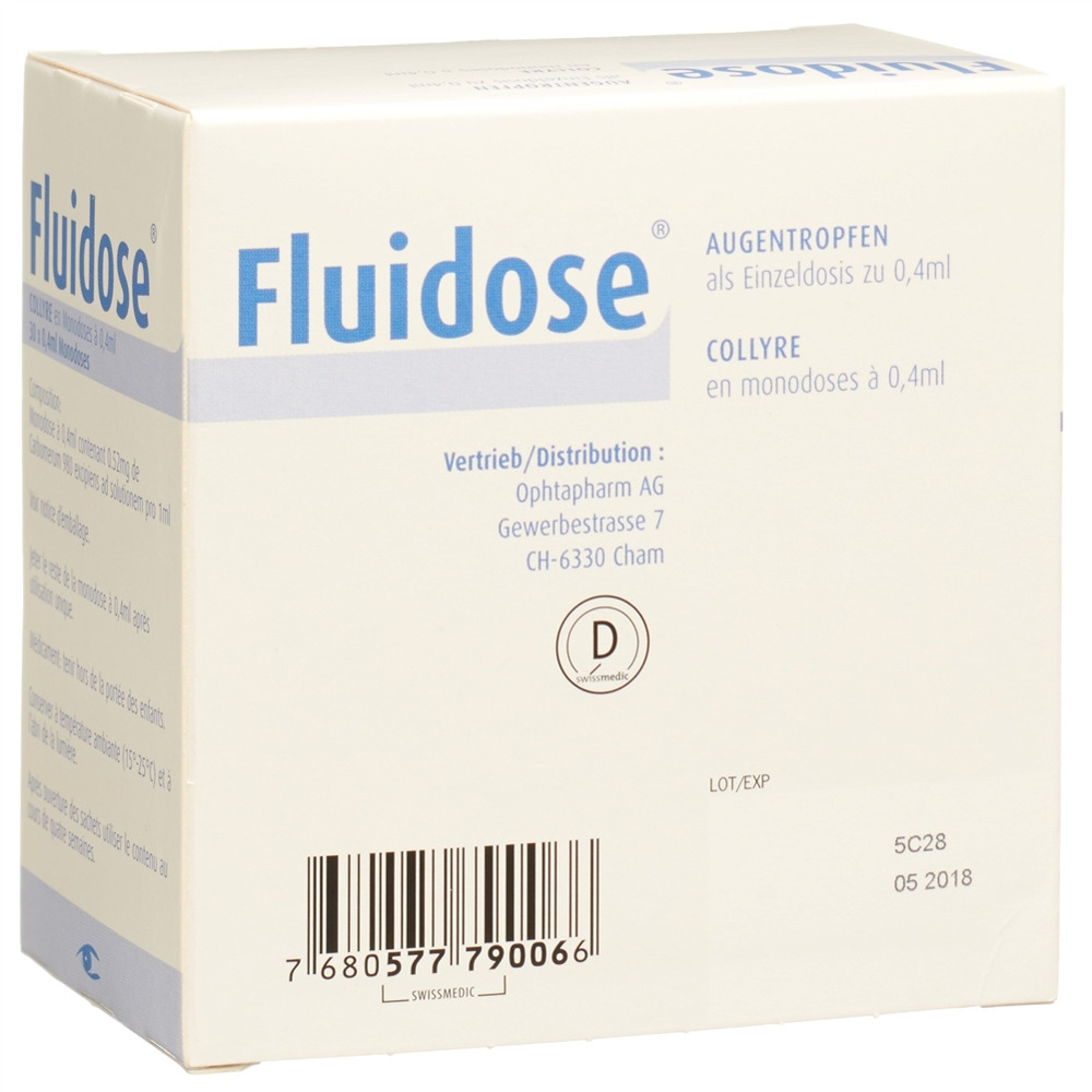 FLUIDOSE gtt opht 30 monodos 0.4 ml