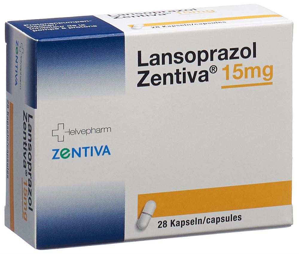 LANSOPRAZOL Zentiva caps 15 mg 28 pce