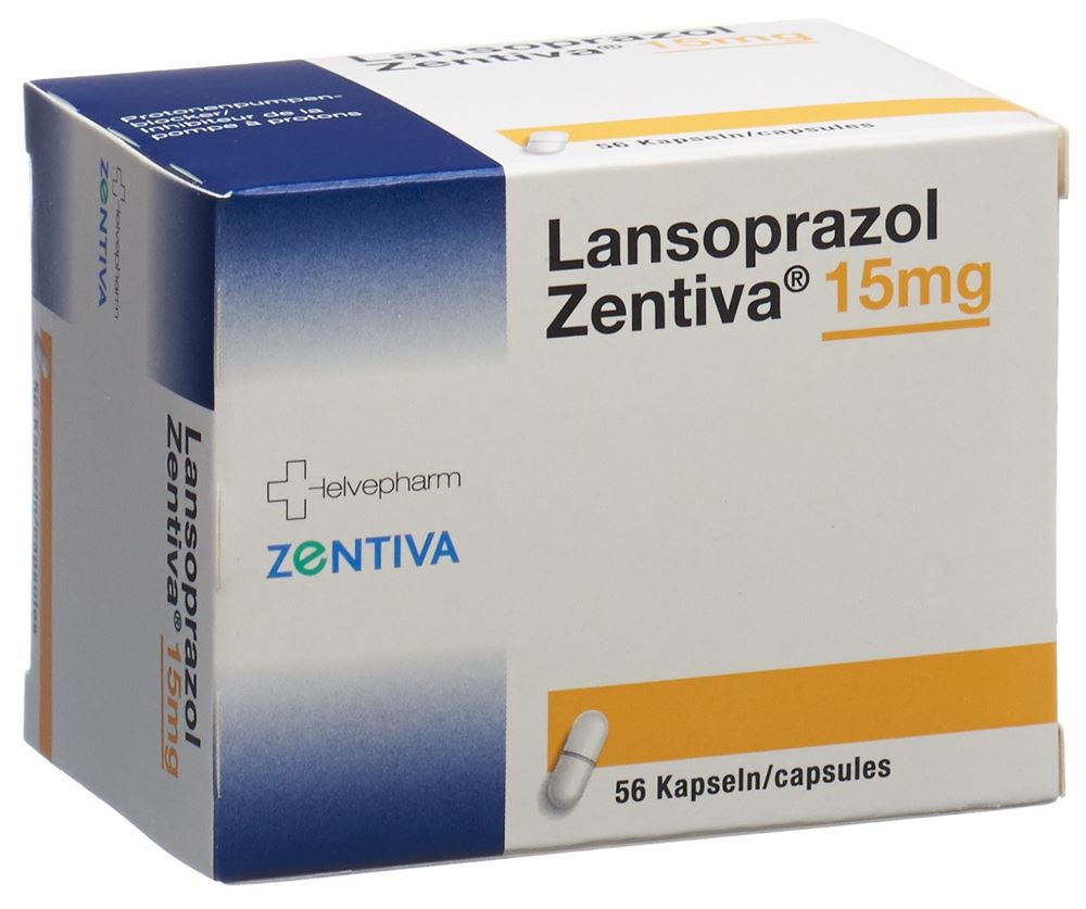 LANSOPRAZOL Zentiva caps 15 mg 56 pce