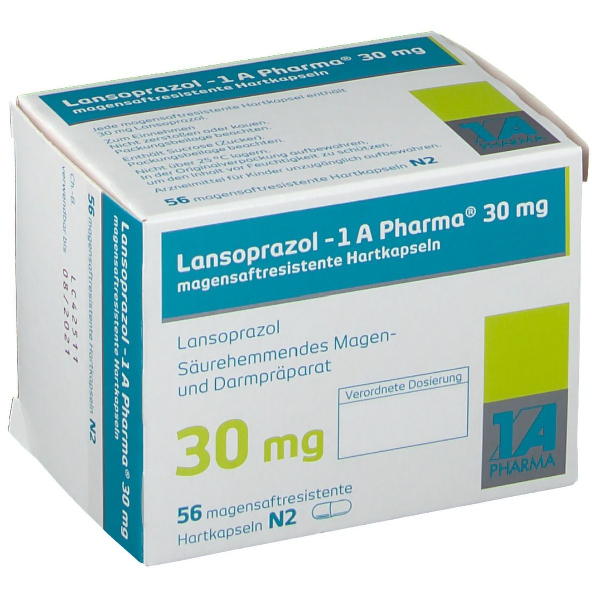 Lansoprazol Zentiva 30 mg, Hartkapseln