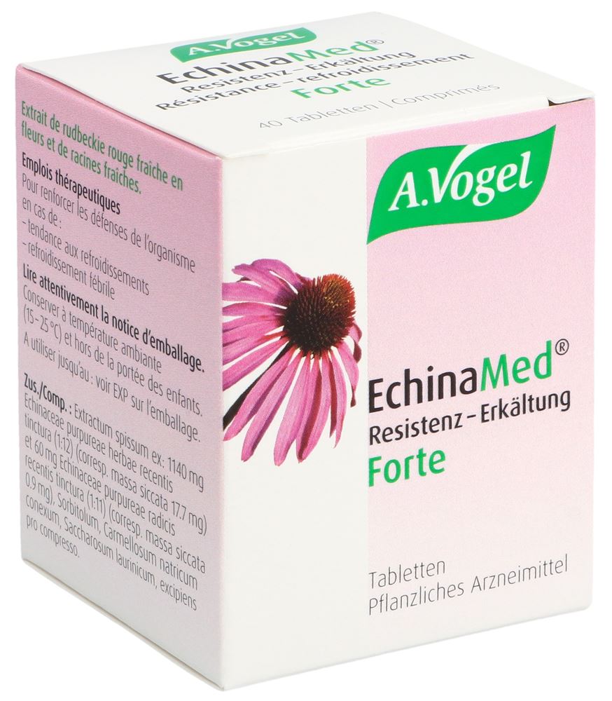 EchinaMed Résistance-refroidisse Forte, cpr 40 pce