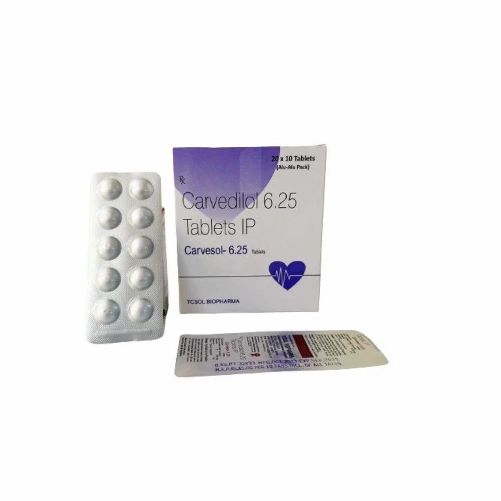 Carvedilol Zentiva 6.25 mg, Tabletten