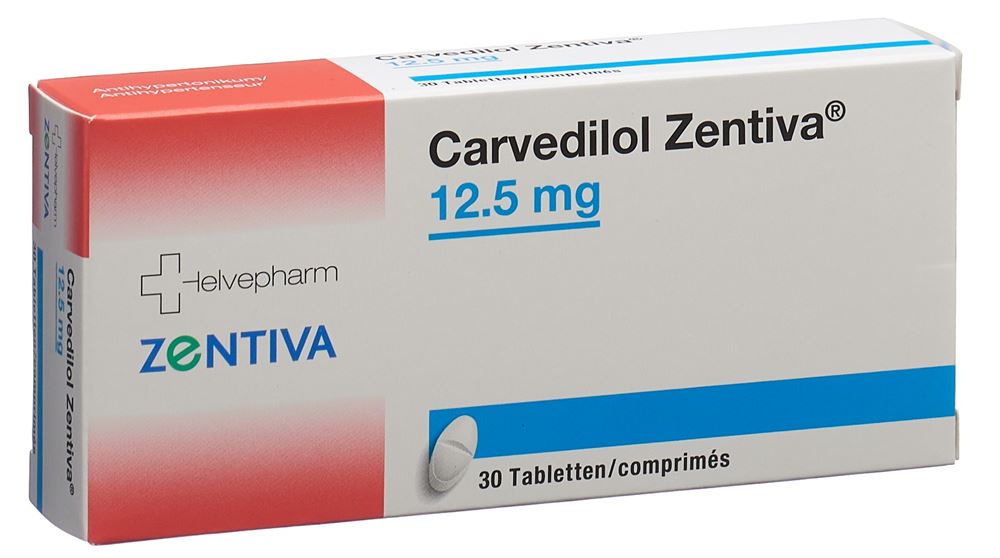 CARVEDILOL Zentiva cpr 12.5 mg 30 pce