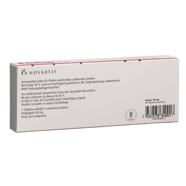 Galvus 50 mg, Tabletten