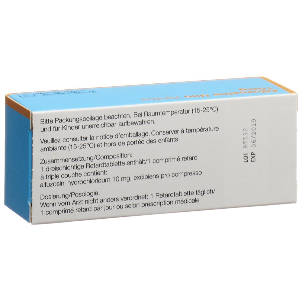 ALFUZOSINE Uno Zentiva cpr ret 10 mg 30 pce