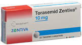 Torasemid Zentiva 10 mg, Tabletten