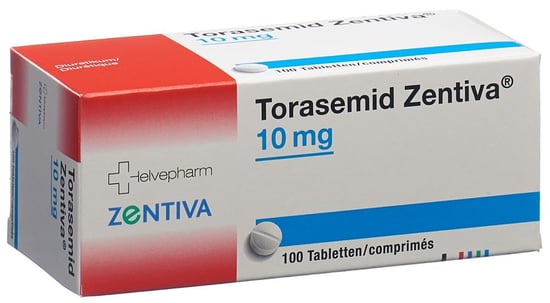 Torasemid Zentiva 10 mg, Tabletten