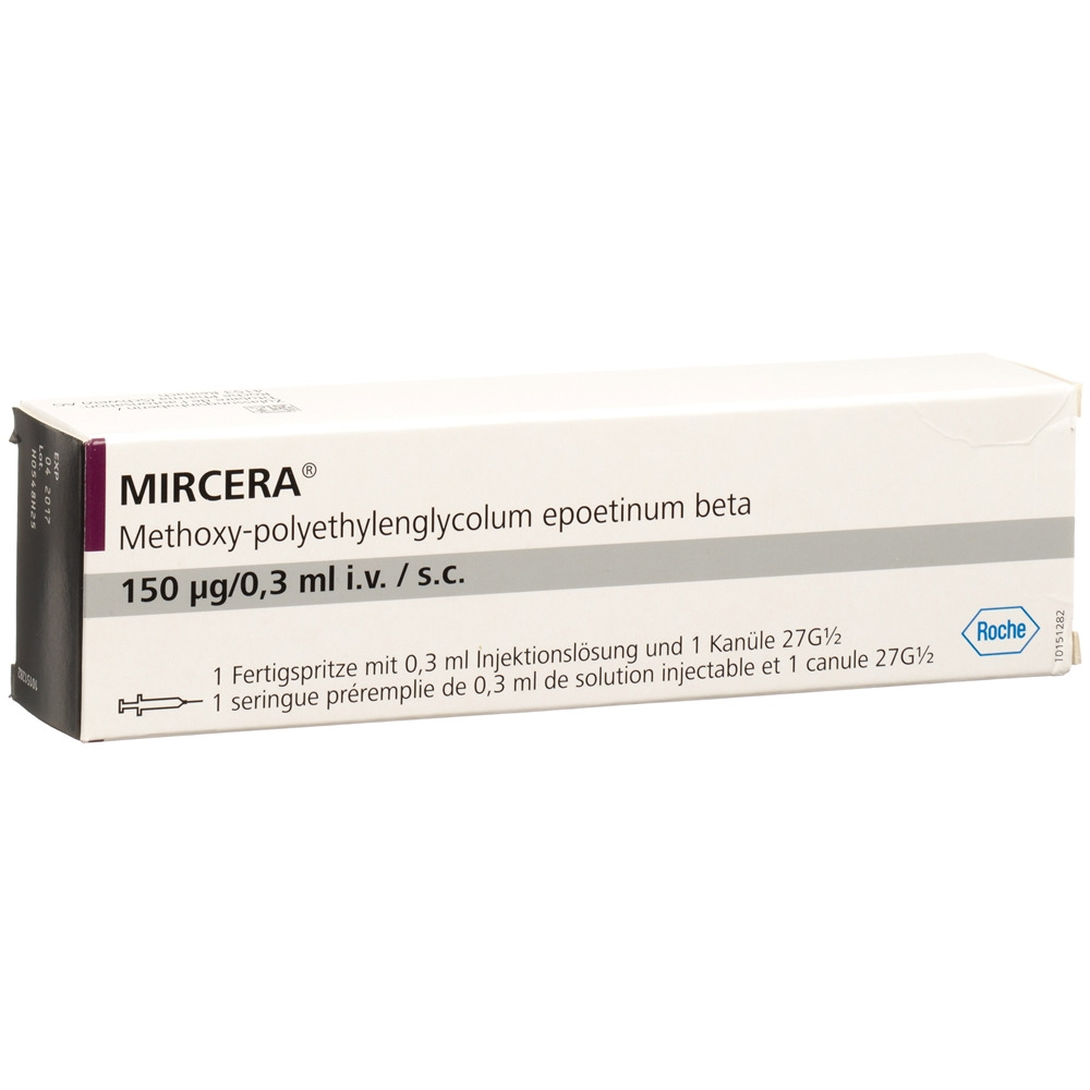 Mircera 150 ug / 0.3 ml, Injektionslösung in einer Fertigspritze