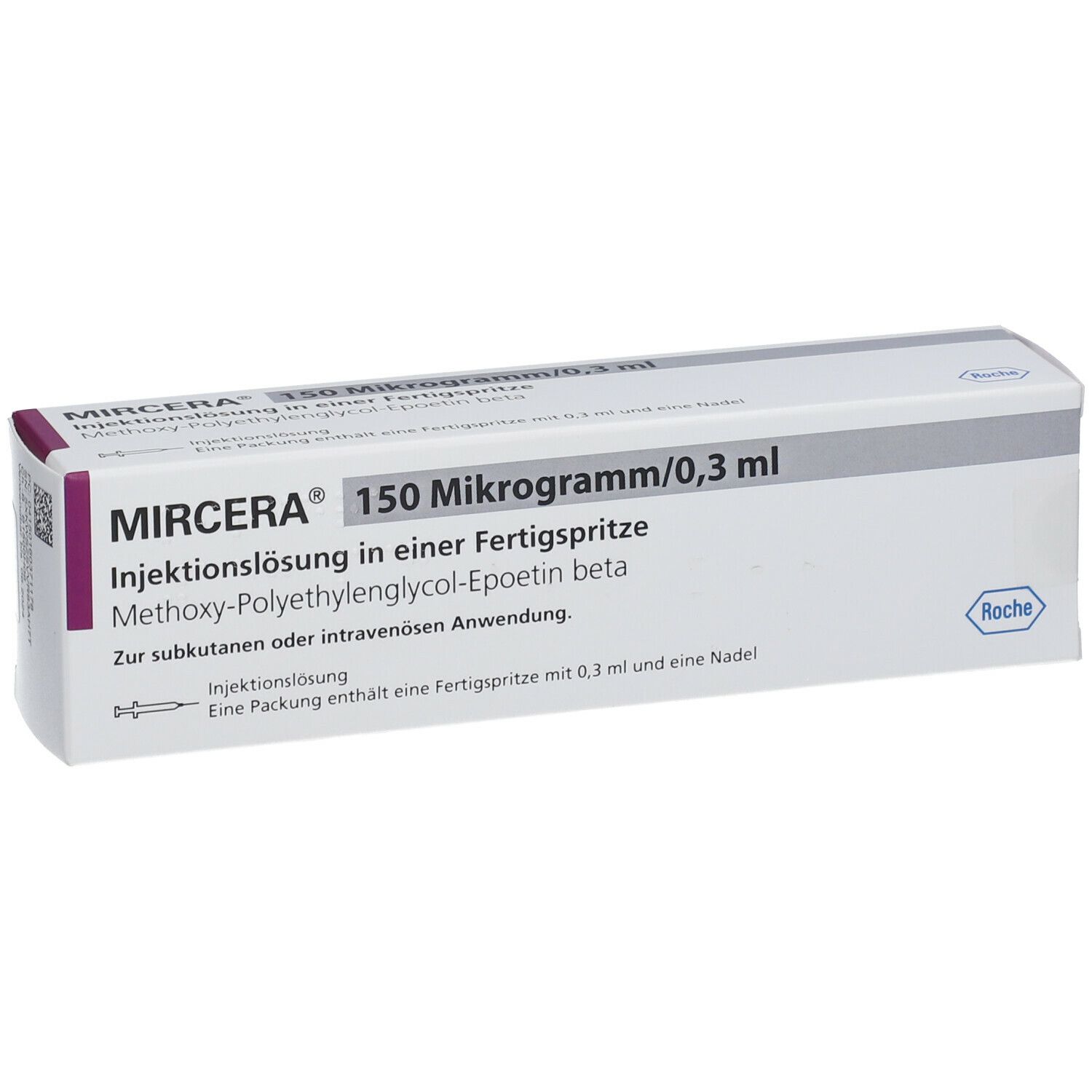 Mircera 150 ug / 0.3 ml, Injektionslösung in einer Fertigspritze