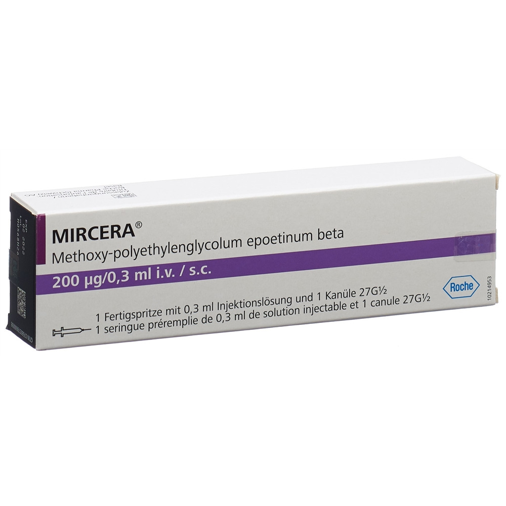 Mircera 200 ug / 0.3 ml, Injektionslösung in einer Fertigspritze