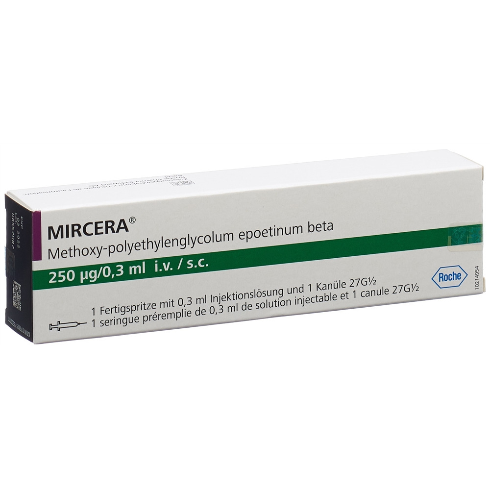 Mircera 250 ug / 0.3 ml, Injektionslösung in einer Fertigspritze